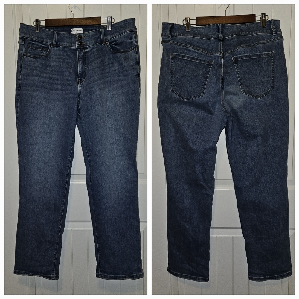 Lane Bryant Tighter Tummy High Rise Straight Size 18 Medium Wash